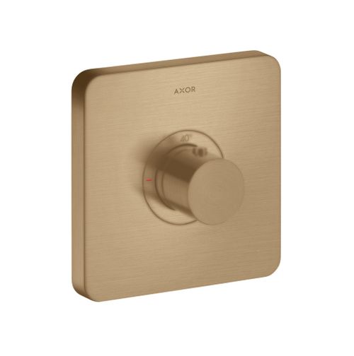 AXOR-HG-AXOR-ShowerSelect-Thermostat-HighFlow-Unterputz-softcube-Brushed-Bronze-36711140 gallery number 1